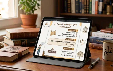 تحميل مذكرة الموسوعة في تأسيس النحو للمرحلة الإعدادية - أ/ علي عرفة