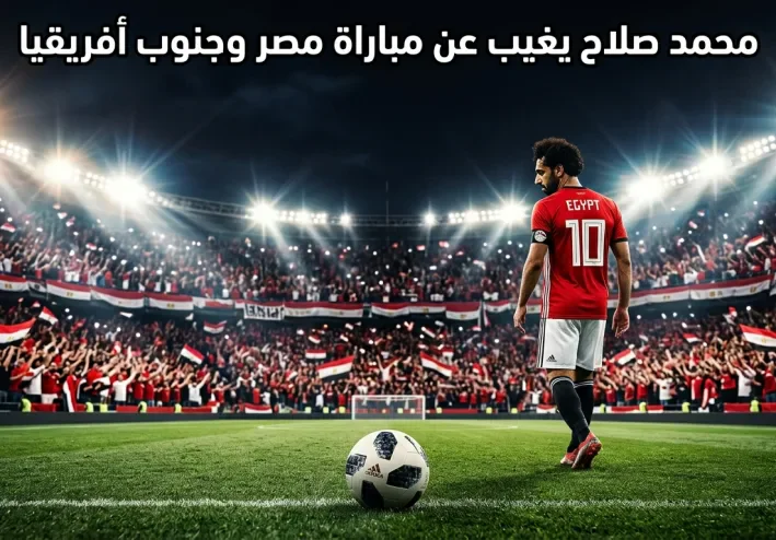 صدمة للجماهير.. محمد صلاح يغيب عن مباراة مصر وجنوب أفريقيا