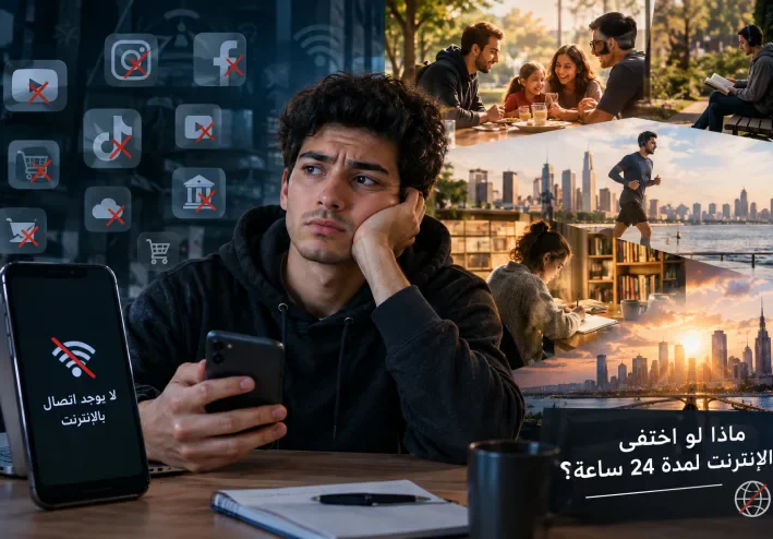 ماذا لو اختفى الإنترنت لمدة 24 ساعة؟ يوم واحد سيغيّر كل شيء