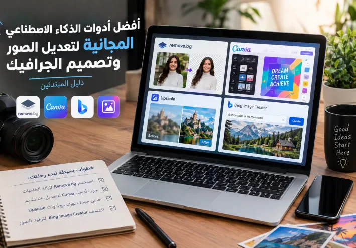 كيفية استخدام أفضل أدوات الذكاء الاصطناعي المجانية لتعديل الصور وتصميم الجرافيك للمبتدئين