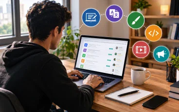 الربح من الإنترنت و العمل الحر : دليلك لبدء العمل من المنزل