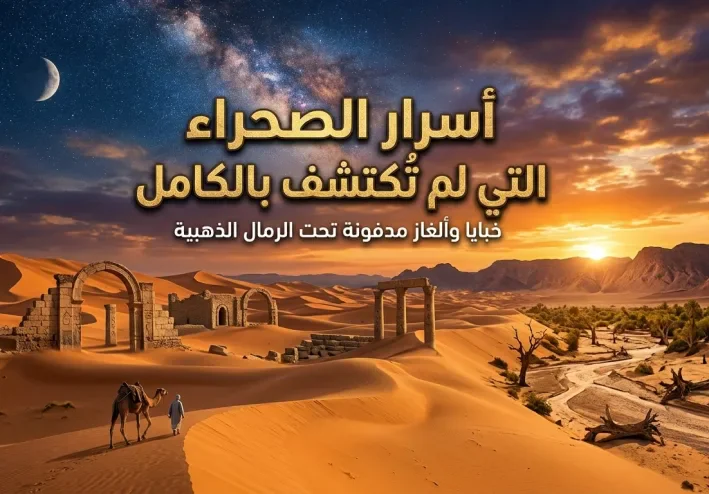 أسرار الصحراء التي لم تُكتشف بالكامل: خبايا وألغاز مدفونة تحت الرمال الذهبية 🏜️✨