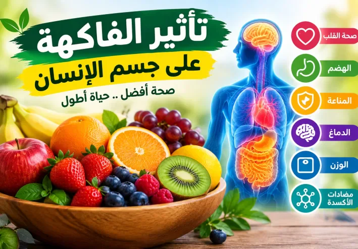 تأثير الفاكهة على جسم الإنسان ولماذا تعد جزءًا أساسيًا من الغذاء الصحي؟