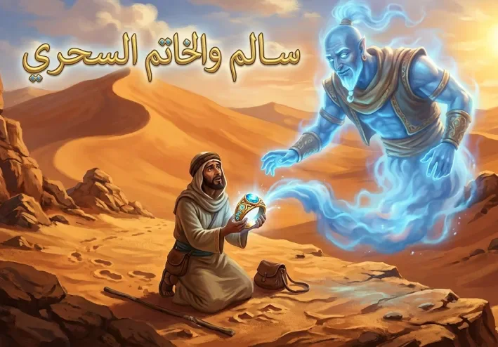 سالم والخاتم السحرى