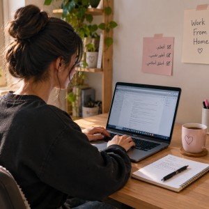 كيف تبدأ العمل من المنزل للمبتدئين؟ خطوات بسيطة للحصول على أول فرصة