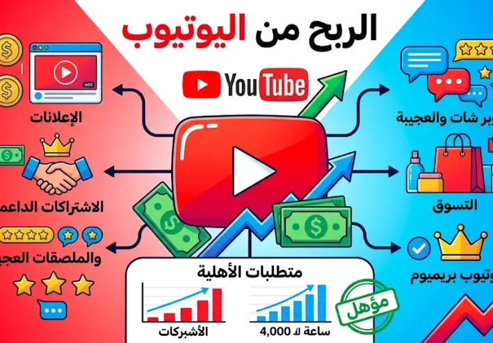 اصنع محتواك وابدأ الربح: أسرار بناء قناة ناجحة على اليوتيوب من الصفر