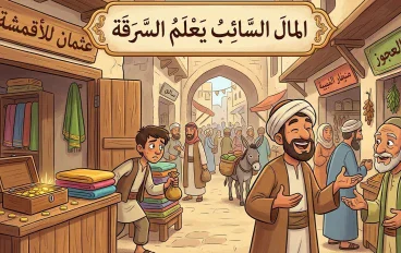المال السايب يعلم السرقه