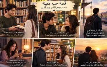 ❤️ قصة حب جميلة: عندما جمع القدر بين قلبين