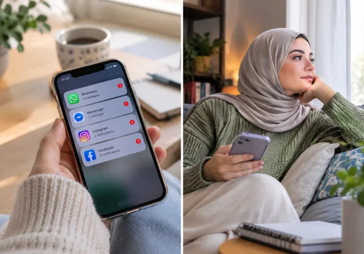 فتحت الرسالة ومردتش.. هل التجاهل بقى وسيلة لحماية نفسنا؟» ❤