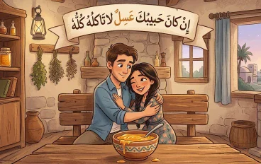 اذا كان حبيبك عسل لا تأكله كله