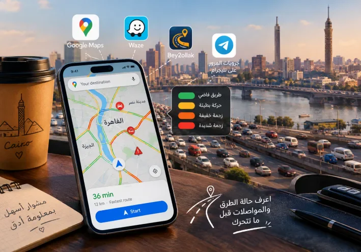 إزاي تعرف الزحمة قبل ما تنزل