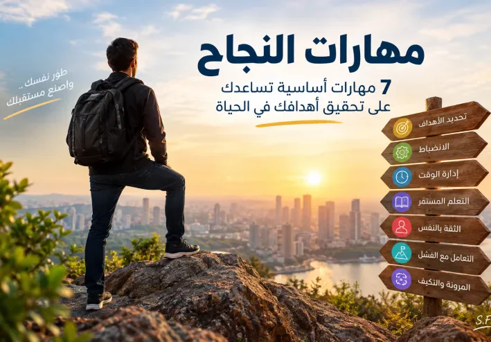 سبعة مهارات تساعدك على النجاح في حياتك