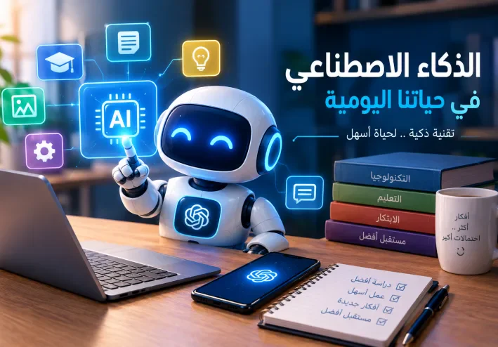 🤖 الذكاء الاصطناعي في حياتنا اليومية.. كيف تستفيد منه بطريقة سهلة؟