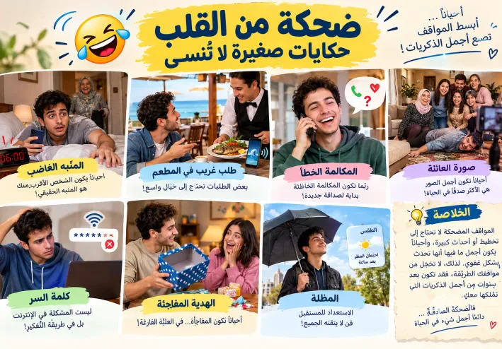 ضحكة من القلب: حكايات صغيرة لا تُنسى