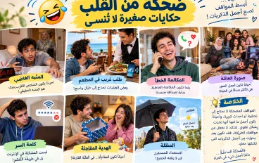 ضحكة من القلب: حكايات صغيرة لا تُنسى