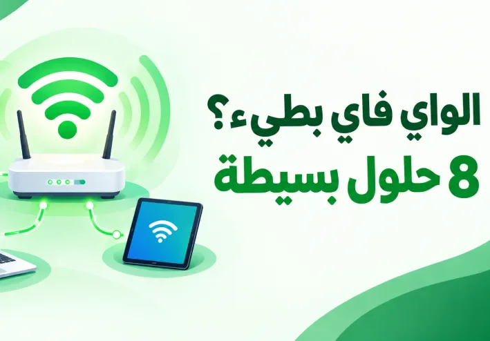 الواي فاي بطيء؟ 8 خطوات بسيطة لتحسين سرعة الإنترنت في بيتك