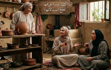 اكفى القدرة على فمها تطلع البنت لأمها 