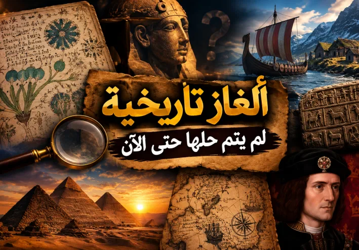 🔎 ألغاز تاريخية لم يتم حلها حتى الآن