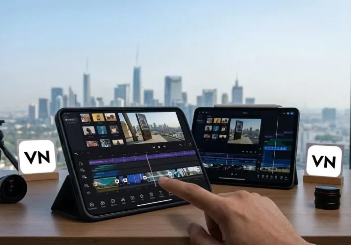 تطبيق VN للمونتاج: أداة احترافية بين يديك