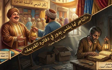 التاجر لما يفلس يدور في دفاتره القديمة