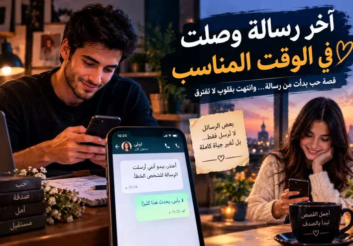 آخر رسالة وصلت في الوقت المناسب