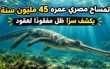 تمساح مصري عمره 45 مليون سنة يكشف سرا ظل مدفونا لعقود ..... 