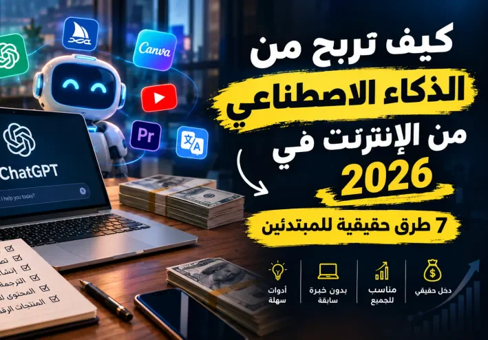 كيف تربح من الذكاء الاصطناعي من الإنترنت في 2026؟