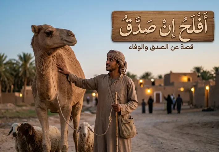 افلح ان صدق