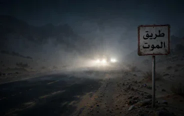 قصة طريق الموت - قصة رعب حقيقية حدثت لسائق شاحنة في السعودية