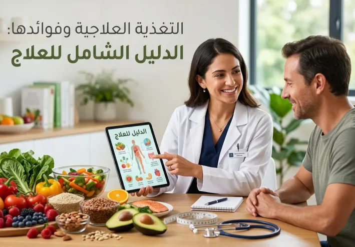التغذية العلاجية دليلك الشامل لعلاج الأمراض بالغذاء الصحي وتحسين صحتك بطريقة علمية