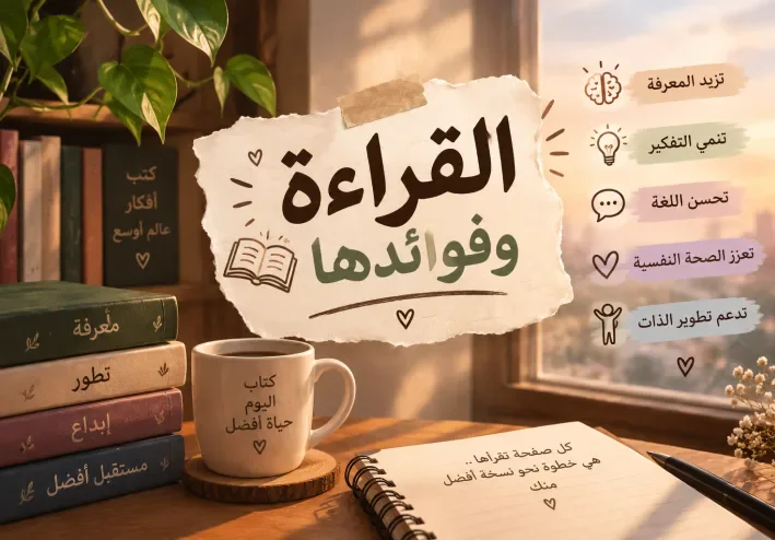 القراءة وفوائدها في تطوير العقل وبناء الشخصية