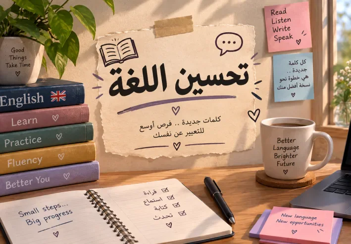 كيف تطور لغتك وتصبح أكثر قدرة على التعبير؟