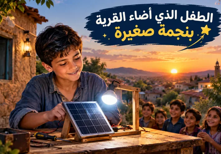 الطفل الذي أضاء القرية بنجمة صغيرة.. حكاية ملهمة عن الأمل والإصرار