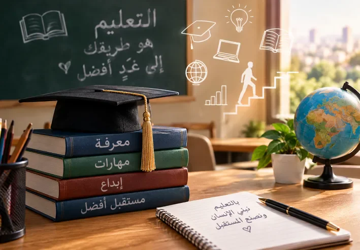 التعليم ودوره في تحقيق التنمية والتقدم في المجتمع 📚🎓