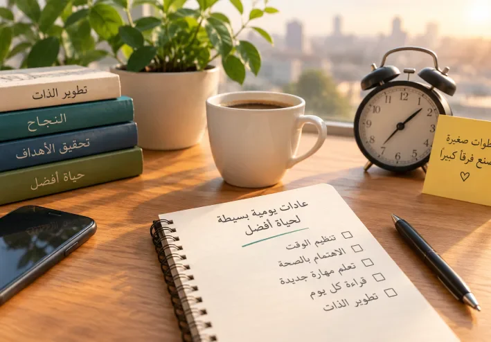 عادات بسيطة في حياتنا اليومية ممكن تغير حياتنا للأفضل