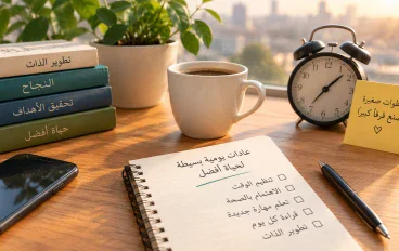 عادات بسيطة في حياتنا اليومية ممكن تغير حياتنا للأفضل
