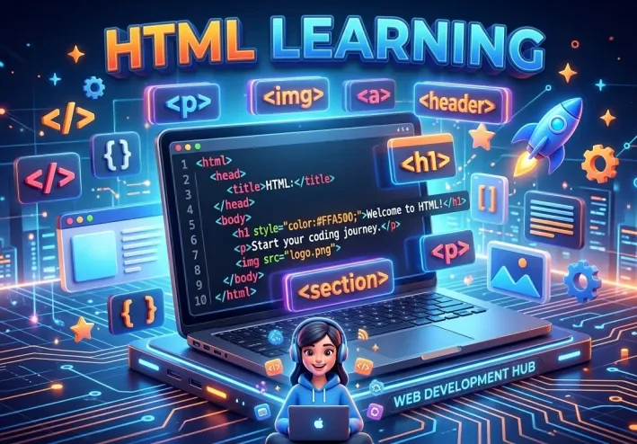 تعلم HTML للمبتدئين (الجزء الاول)