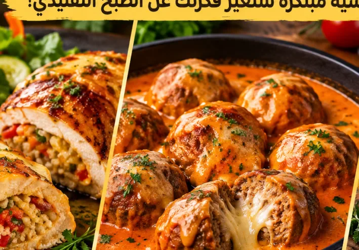 مائدة الملوك: ثلاث أطباق رئيسية مبتكرة ستغيّر فكرتك عن الطبخ التقليدي!