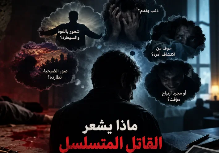 ماذا يشعر القاتل المتسلسل بعد القتل؟ تحليل نفسي لأسرار عقله