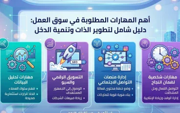 أهم المهارات المطلوبة في سوق العمل: دليل شامل لتطوير الذات وتنمية الدخل