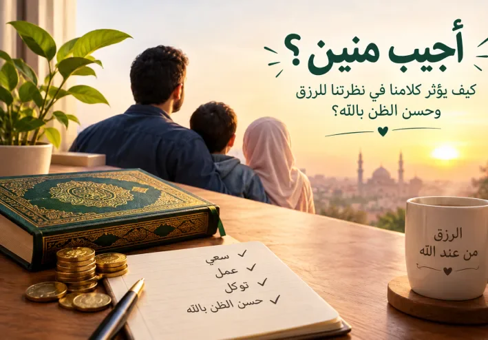 أجيب منين؟ كيف يؤثر كلامنا في نظرتنا للرزق وحسن الظن بالله؟
