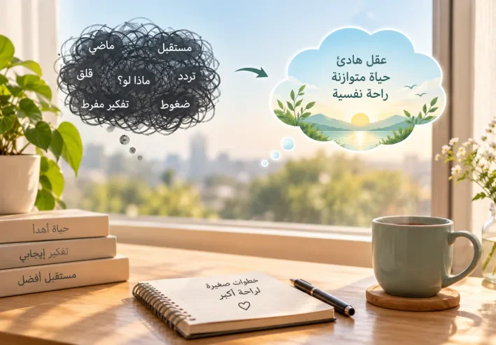 كيف تتخلص من التفكير الزائد وتريح عقلك؟ 6 طرق فعّالة