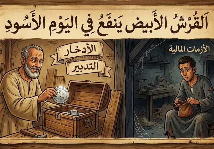 القرش الأبيض ينفع في اليوم الأسود