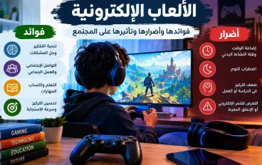 الألعاب الإلكترونية: فوائدها وأضرارها وتأثيرها علينا