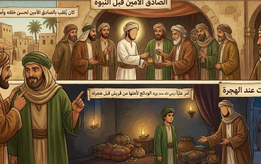 قصة النبي ﷺ مع الصدق والأمانة