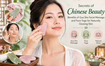 # Secrets of Chinese Beauty: Benefits of Gua Sha Facial Massage and Face Yoga for Naturally Glowing Skin with easy steps