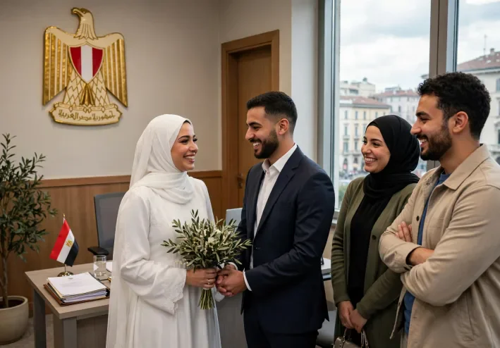 قصه حب فى الغربه