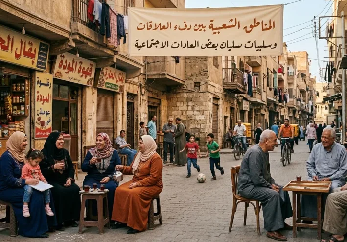 المناطق الشعبية بين دفء العلاقات وسلبيات بعض العادات الاجتماعية