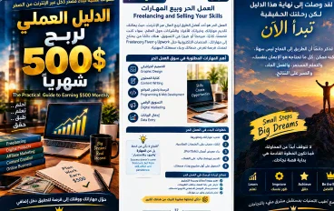 الدليل العملي لربح 500$ شهرياً