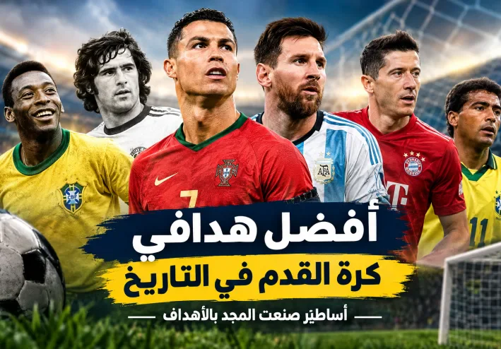 تعرف علي أفضل هدافي كرة القدم في التاريخ بينهم كرستيانو رونالدو وبيليه